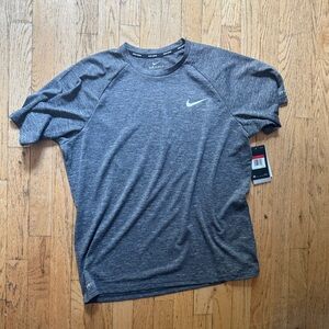 Nike Men's Gray Swim Dri-FIT Shirt